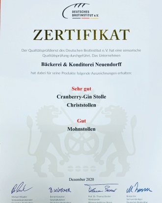 Christstollen Cranberry-Gin 500g