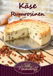 Ksetorte mit Rumrosinen