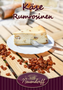 Ksetorte mit Rumrosinen